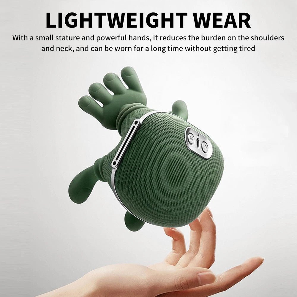 Cordless and Automatic Neck and Shoulder Massager with Heating