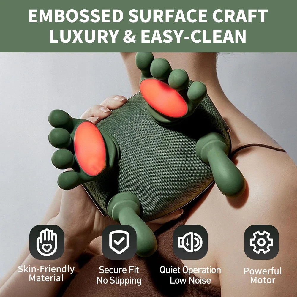 Cordless and Automatic Neck and Shoulder Massager with Heating