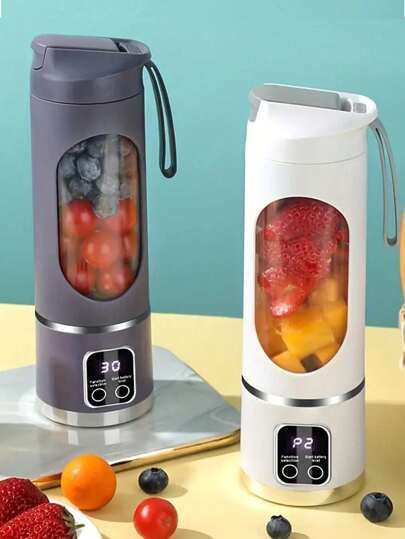 Portable Juicer Cup – USB Rechargeable Mini Blender for Fresh Juice & Smoothies
