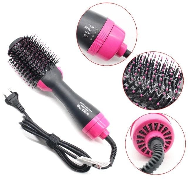 One-Step Hair Dryer & Styler – Hot Air Brush for Hair Straightening, Curling & Volumizing