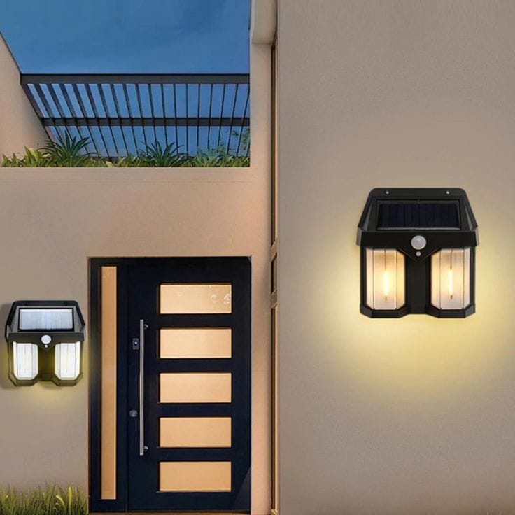 Solar Wall Light – Motion Sensor LED Outdoor Light for Garden, Door, Patio & Pathway