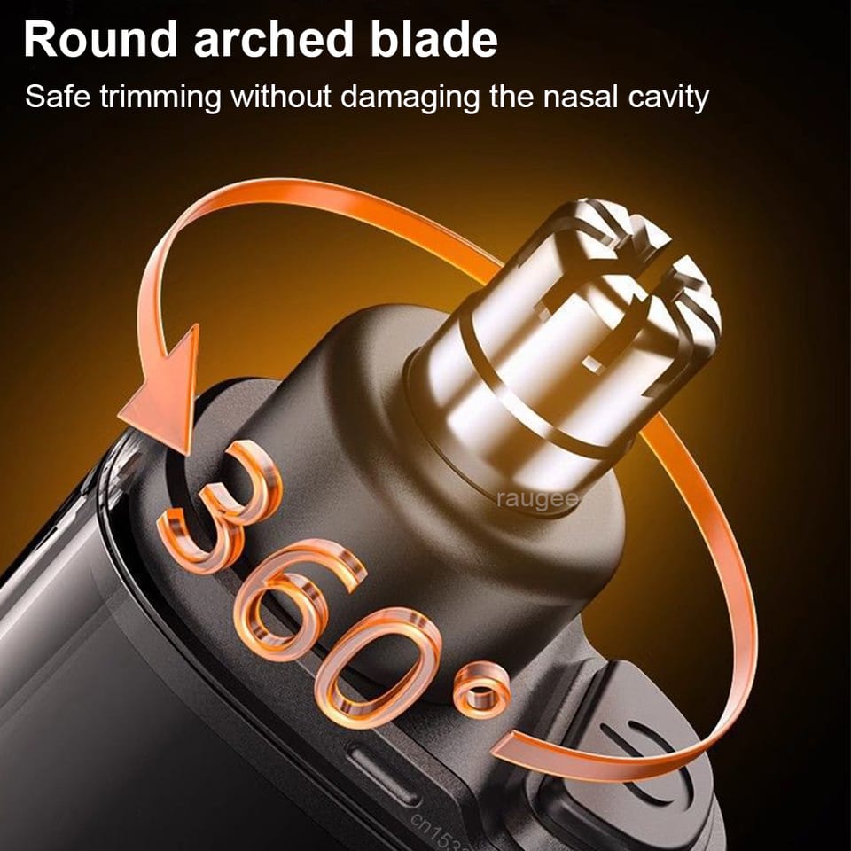Nose Trimmer – Rechargeable Electric Nose & Ear Hair Trimmer with Precision Grooming