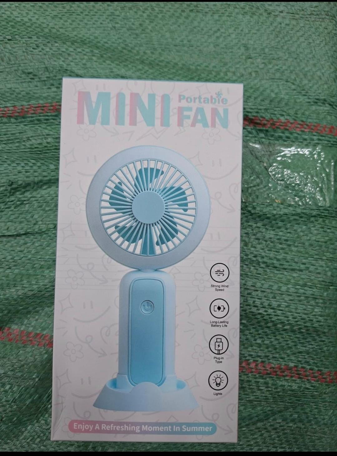 LED Rechargeable Hand Fan – Portable Mini Fan