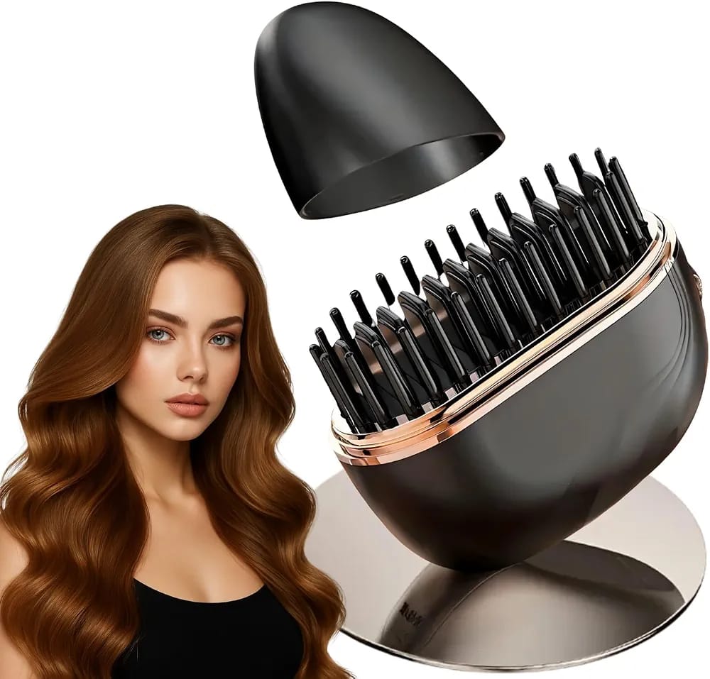Wireless Hair Straightening Comb – Portable Hair Styler