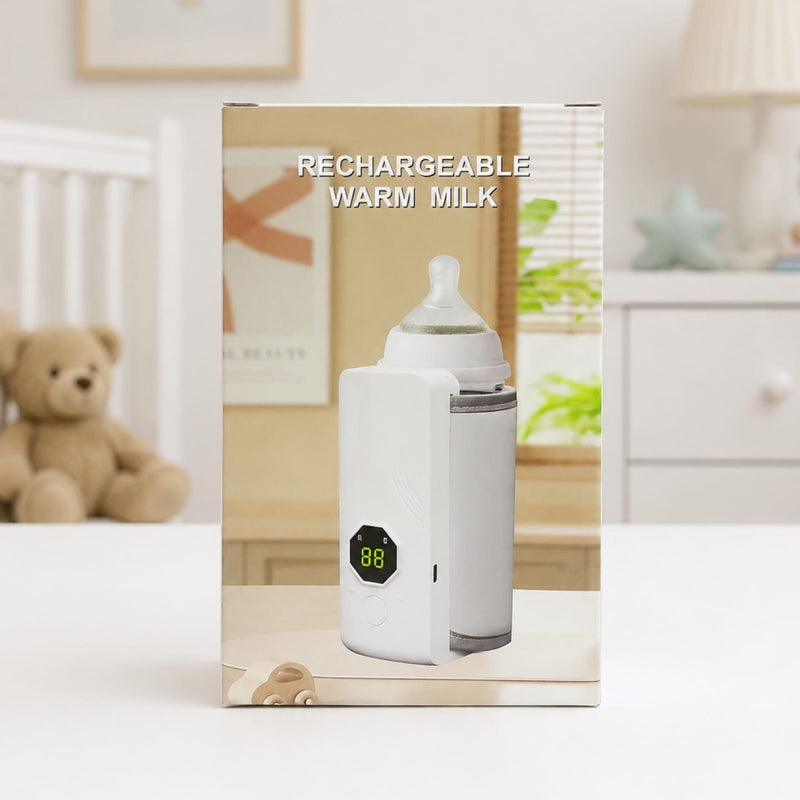 Rechargeable Warm Milk Heater – Portable Baby Bottle & Milk Warmer