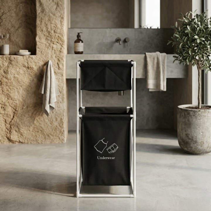 🧺 Foldable Laundry Basket & Clothes Organizer – Portable Storage Hamper