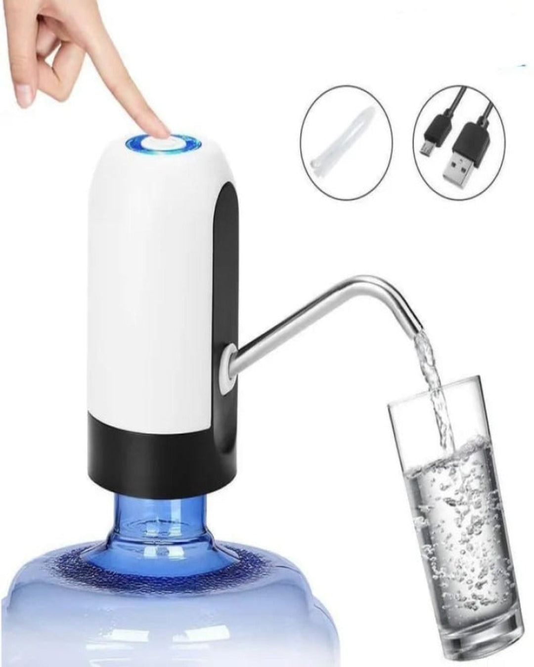 Automatic Water Dispenser Pump – USB Rechargeable Electric Water Bottle Pump