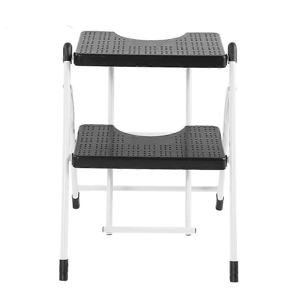 2-Step Folding Step Stool Ladder – Portable Heavy-Duty Kitchen & Home Ladder