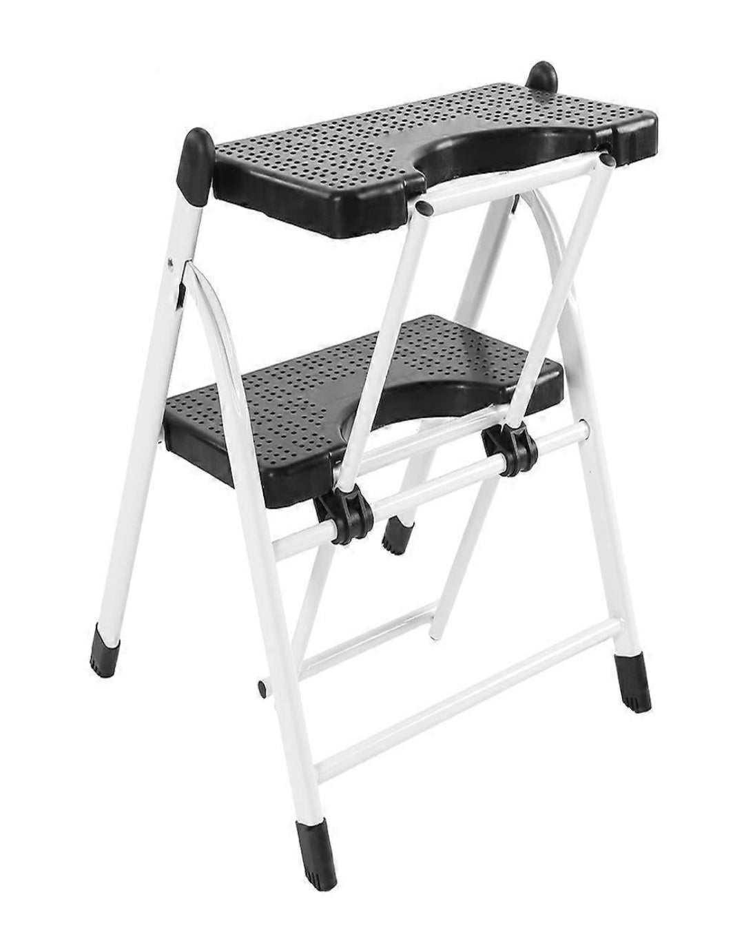 2-Step Folding Step Stool Ladder – Portable Heavy-Duty Kitchen & Home Ladder