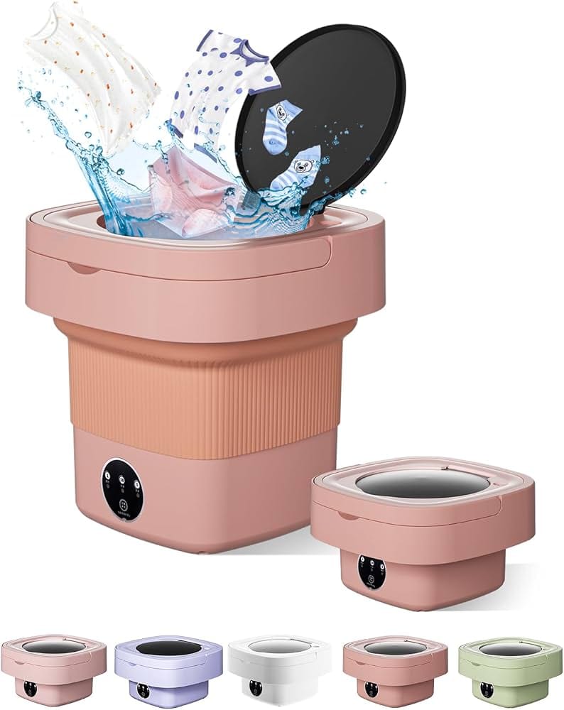 Portable Folding Automatic Washing Machine 11 liters– Compact Mini Washer