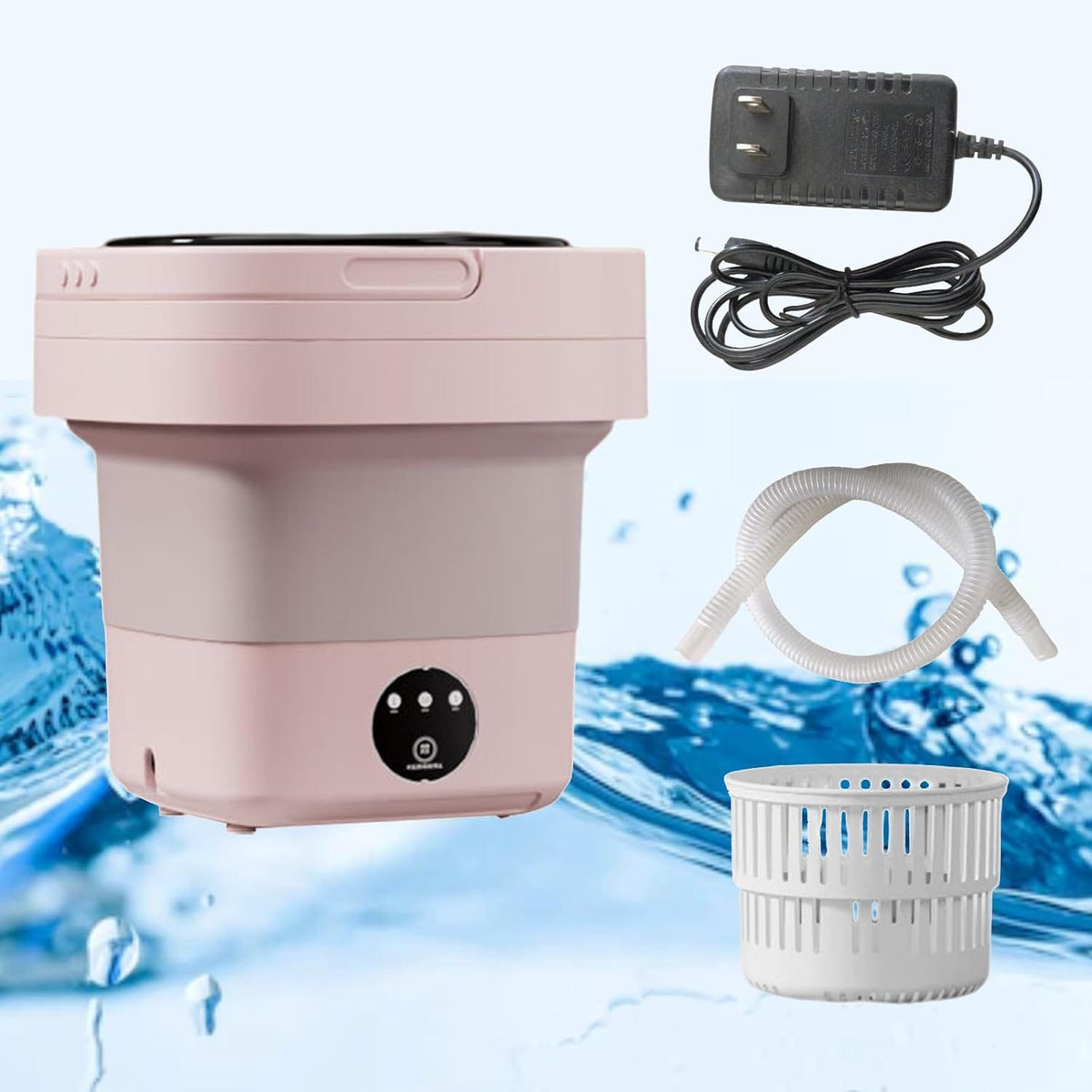 Portable Folding Automatic Washing Machine 11 liters– Compact Mini Washer