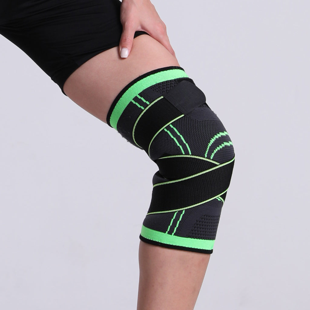 Adjustable Knee Support Brace – Compression Knee Sleeve with Cross Straps for Sports & Exercise