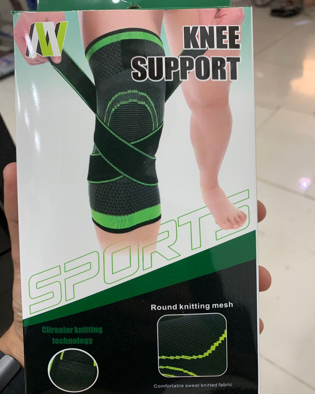 Adjustable Knee Support Brace – Compression Knee Sleeve with Cross Straps for Sports & Exercise