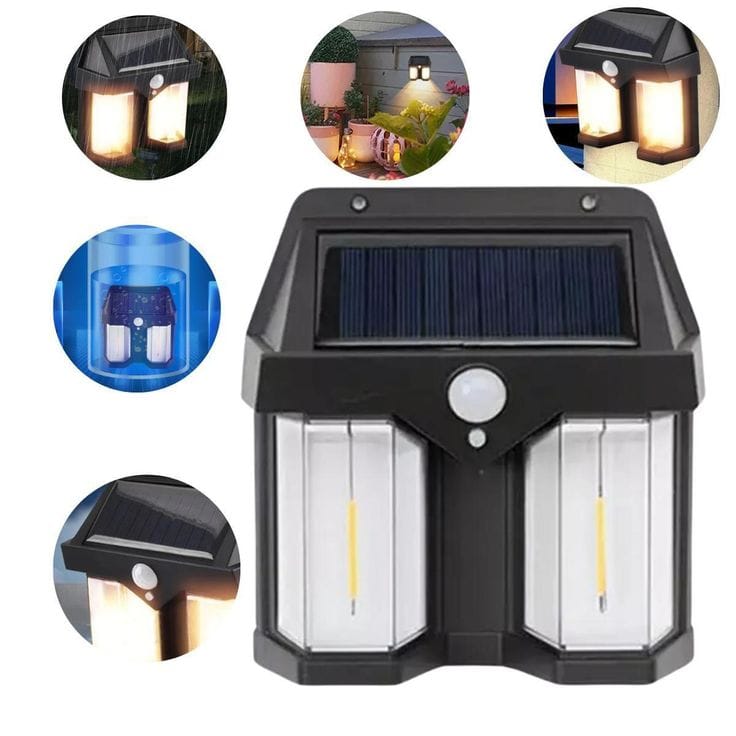 Solar Wall Light – Motion Sensor LED Outdoor Light for Garden, Door, Patio & Pathway